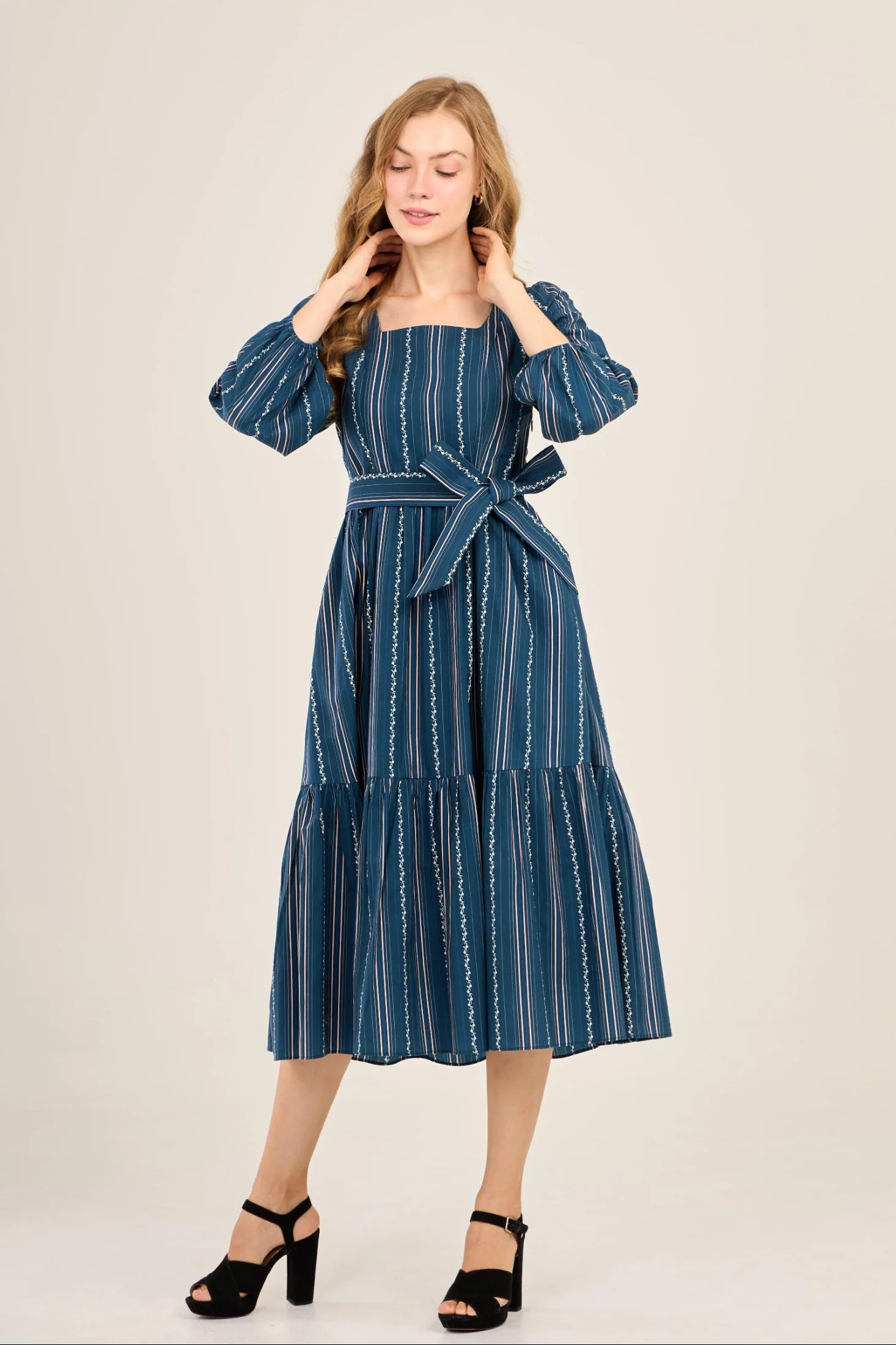 Women dress or top with nursing zippers only